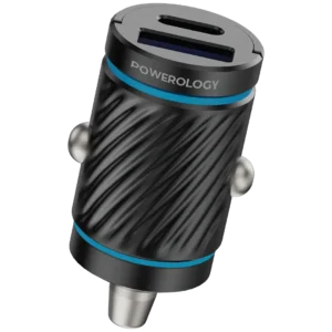 شارژر فندکی پاورولوژی مدل Pico Dual Port دو پورت فست شارژ