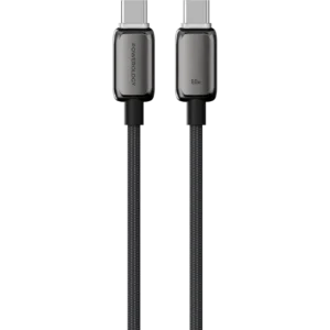 کابل تایپ سی به تایپ سی 60 وات پاورولوژی مدل Powerology Zinco USB-C to USB-C Cable