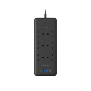 چند راهی برق پاورولوژی 48 وات مدل Powerology 48W Power Strip (دارای 6 خروجی AC و پورت تایپ سی PD)