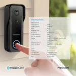 زنگ درب تصویری هوشمند پاورولوژی Powerology مدل PPBCHA85 ضدآب , وای‌فای - تصویر 5