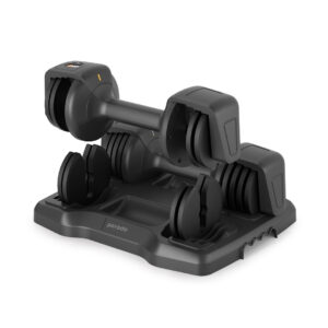 دمبل قابل تنظیم دوقلو پورودو 5.7 کیلویی (12.5 پوندی) مدل Double Smart Dumbbell (بسته 2 عددی، مکانیزم تغییر وزن سریع و دستگیره ارگونومیک)