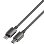 کابل تایپ سی به تایپ سی 60 وات پاورولوژی مدل Powerology Zinco USB-C to USB-C Cable - تصویر 2