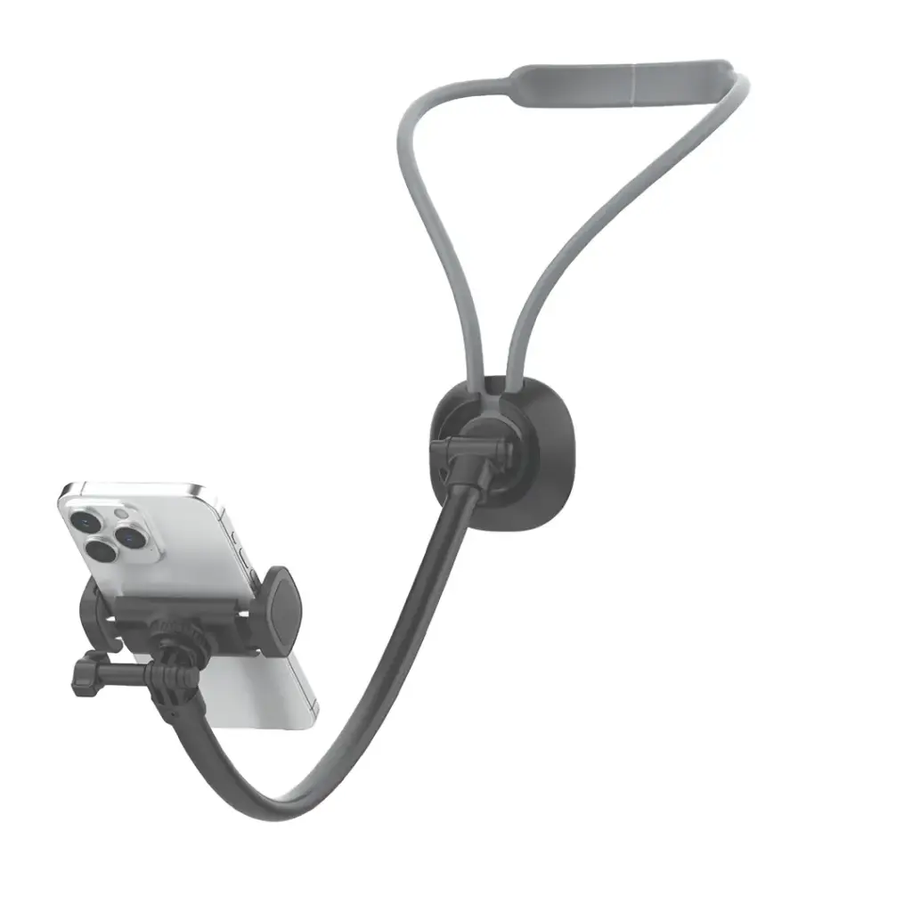 image_3 هولدر گردنی موبایل گرین لاین مدل Wearable Neck Holder (انعطافپذیر، ضدلغزش و ویژه تولید محتوا و فیلمبرداری) - تصویر 1
