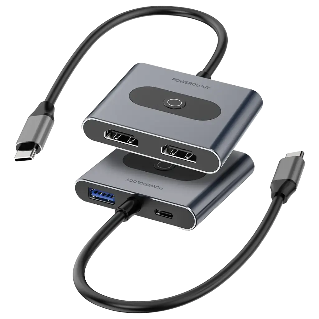 PWFX2508AGY هاب 4 پورت پاورولوژی مدل POWEROLOGY 4IN1 PWFX2508A - تصویر 1