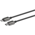 کابل تایپ سی به تایپ سی 60 وات پاورولوژی مدل Powerology Zinco USB-C to USB-C Cable - تصویر 3
