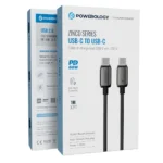 کابل تایپ سی به تایپ سی 60 وات پاورولوژی مدل Powerology Zinco USB-C to USB-C Cable - تصویر 4
