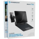 کیف کیبورد دار آیپد پرو 11 اینچ پاورولوژی مدل PWMK11BK با هولدر موبایل - تصویر 3