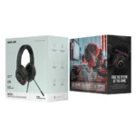 هدست گیمینگ گرین لاین مدل GP32X (اتصال باسیم بدون تاخیر، میکروفون خلبانی و نورپردازی RGB) - تصویر 2