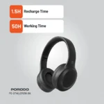 هدفون بی سیم پورودو مدل Soundtec Primo (اتصال دوگانه بلوتوث و AUX، ساختار تاشو و خروجی استریو) - تصویر 3