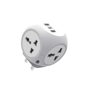 تبدیل برق مسافرتی گرین لاین مدل Multi-Port Universal Adapter