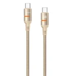 کابل تایپ سی به تایپ سی ال ای دی دار پرودو مدل USB-C to USB-C LED Cable
