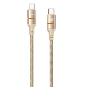 کابل تایپ سی به تایپ سی ال ای دی دار پرودو مدل USB-C to USB-C LED Cable