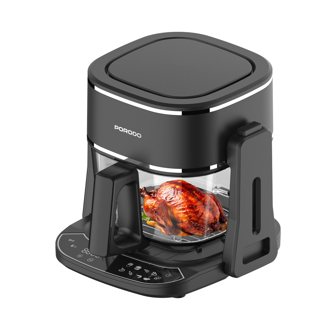 PD-LFST022-BK سرخ کن بدون روغن پرودو PD‑LFST022 ظرفیت 4.5 لیتر با حالت گریل - تصویر 1