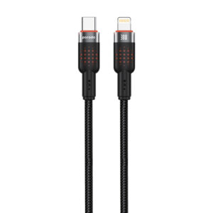 کابل تایپ سی به لایتنینگ پرودو مدل Aluminum Braided PDCBL0010BK