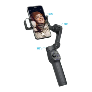 گیمبال 3 محوره پرودو مدل PDLFST127BK لرزشگیر مگنتی چراغ دار