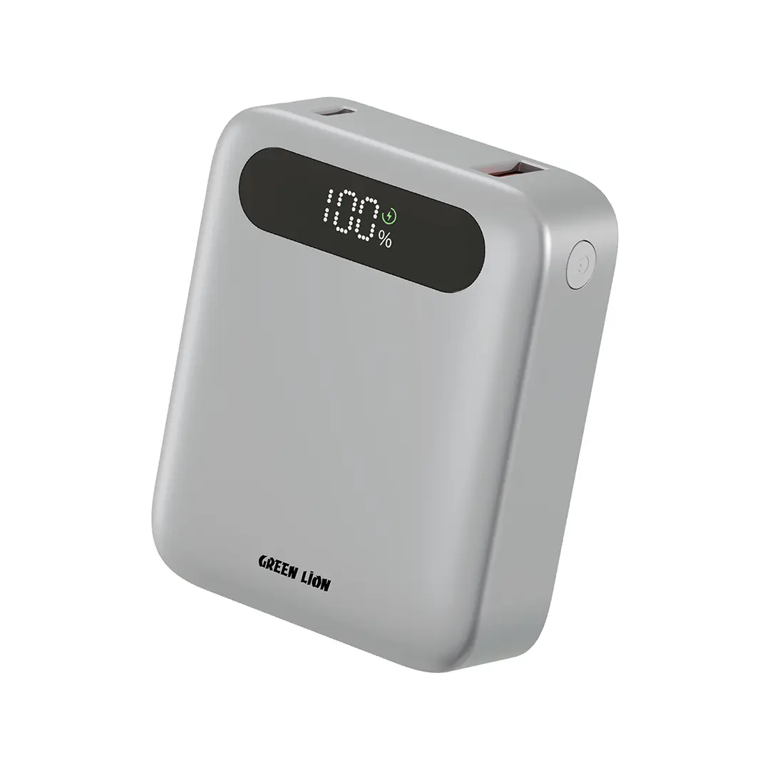 GNZUN10PBGY پاوربانک 10 هزار گرین لاین مدل Green Lion Zuno 10000mAh Power Bank - تصویر 1