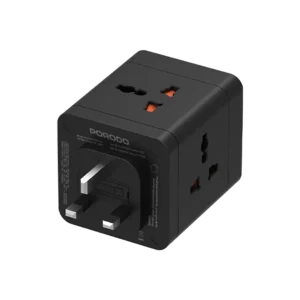 شارژر دیواری پرودو 4AC Universal Power مدل PD-FWCH040-BK
