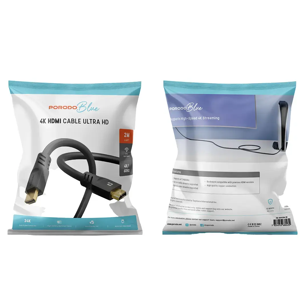 PB-HD4K2M-BK کابل HDMI پرودو بلو مدل Ultra HD 4K PB-HD4K2M-BK - تصویر 1