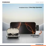 میکروفون بی سیم یقه‌ای تایپ سی و لایتنینگ با دو فرستنده پورودو PDWMDMICBK - تصویر 3