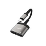 تبدیل 2 به 1 تایپ سی گرین لاین مدل Green Lion 2-in-1 Type-C Splitter Adapter - تصویر 3