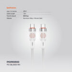 کابل تایپ سی به تایپ سی کنفی پرودو مدل Aluminum Braided Cable - تصویر 2