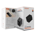 شارژر دیواری پرودو 4AC Universal Power مدل PD-FWCH040-BK - تصویر 6