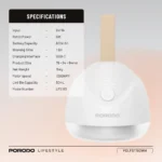 پرزگیر لباس پرودو مدل برقی شارژی PDLFST183WH - تصویر 2