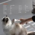 کیت پیرایش و جاروبرقی حیوانات خانگی پرودو مدل Pet Grooming Kit PD-LFST081 - تصویر 2