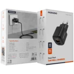 شارژر دیواری پرودو مدل PD-FWCH060 ظرفیت 20 وات دو پورت - تصویر 2