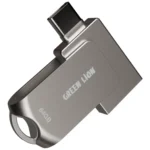 فلش مموری دو کاره تایپ سی گرین لاین 128 گیگابایت مدل Green Lion 2-in-1 OTG USB-C Flash Drive