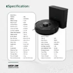 جاروبرقی رباتیک گرین لاین اسمارت پرو مدل Smart Robot Vacuum Pro GNRBVACP50BK - تصویر 3