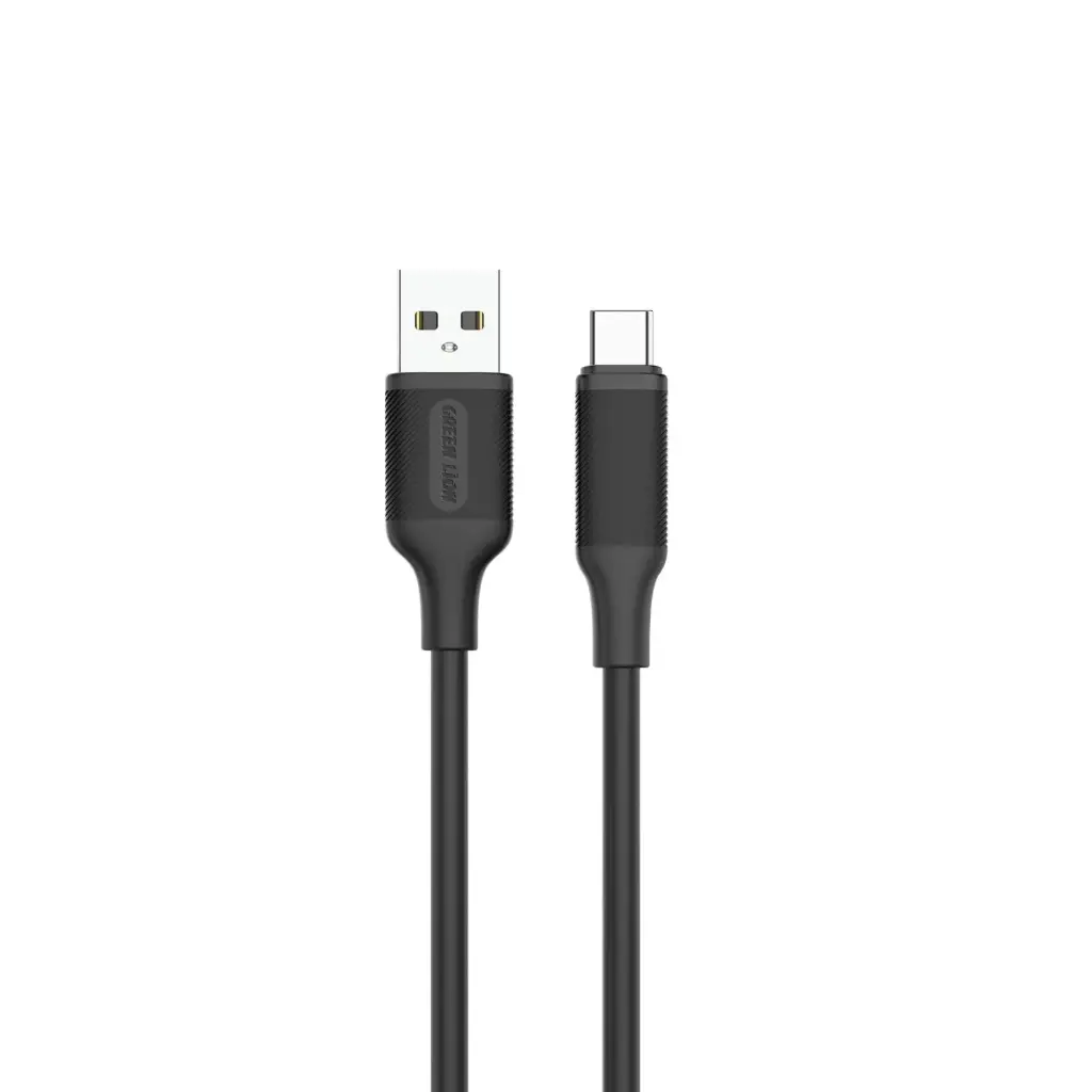 GNPVCATC2MBK کابل یو اس بی به تایپ سی 2 متری گرین لاین مدل Green Lion USB-A to USB-C 2m Cable - تصویر 1
