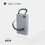 پاوربانک کابل دار کشویی گرین لاین 35 وات 10 هزار مدل Retractable - تصویر 5