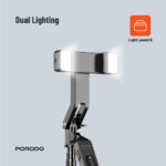 مونوپاد و سه‌پایه پورودو مدل 360° Tilt Handle Media Pod با پایه چهارگانه تاشو - تصویر 6