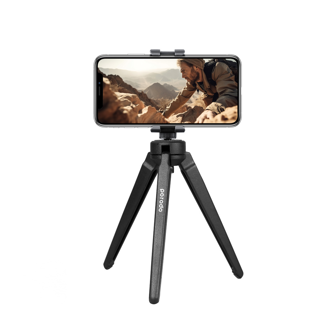 image_1 سه پایه رومیزی و هولدر گوشی پورودو Table Tripod PD-TRPT-BK - تصویر 1