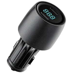 شارژر فندکی فست شارژ پاورولوژی Velox 66W PCCSR021BK