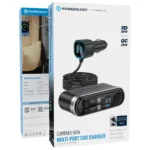 شارژر فندکی فست شارژ پاورولوژی Currnex 60W PCCSR19BK - تصویر 2