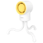 مینی فن دستی و پنکه همراه پورودو CoolFlex White - تصویر 2