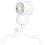 مینی فن دستی و پنکه همراه پورودو CoolFlex White - تصویر 4