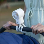 مینی فن دستی و پنکه همراه پورودو CoolFlex White - تصویر 6
