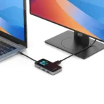 هاب 6 کاره تایپ سی پورودو مجهز به نمایشگر PD-TC630-GY - تصویر 7
