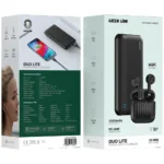 پاوربانک و هندزفری بی سیم گرین لاین Duo Lite TWS GN2IN110KBPBK - تصویر 4