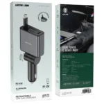 شارژر فندکی ۷۵ وات جمع شونده گرین لاین Retractable GNRT75WCCGY - تصویر 2